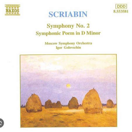 SCRIABINE - Golovchin - Symphonie n°2 op.29